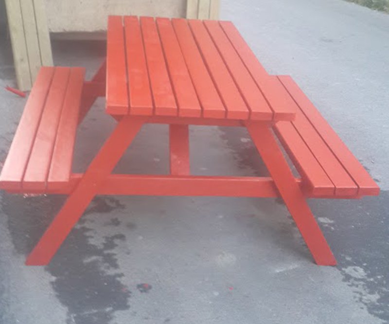 Boyalı Piknik Masası İmalatı
